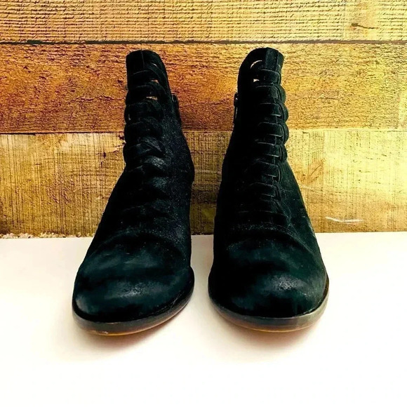 Free People Loveland Suede Ankle Bootie - Picture 4 of 10